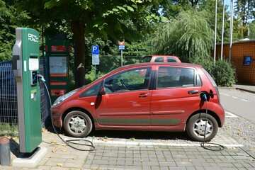 Fototapeta premium parking in the street