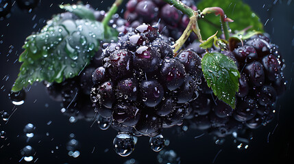 berries in the rain - Powered by Adobe