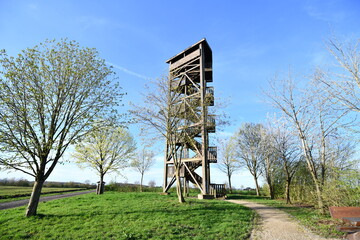 Ein Blick auf den Aussichtsturm in Rodt
