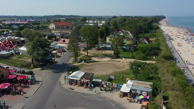 Playground Sarbinowo Plac Zabaw Malpi Gaj Aerial View Poland