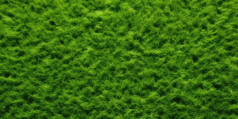 Full Frame Textured Green Grass Background in Natural Light. Top View Green Grass Background. Carpet or Lawn for Baseball, Soccer, Football or Golf Game. Generative AI