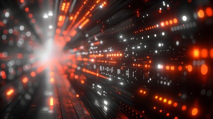 Fototapeta premium Representation of a technological futuristic