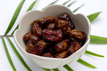 Dates or dattes palm fruit