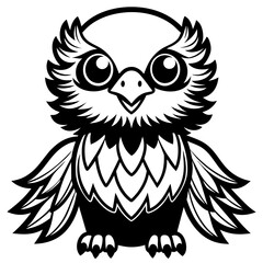 eagle owl cartoon