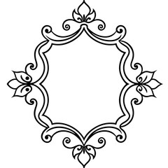 frame with ornament