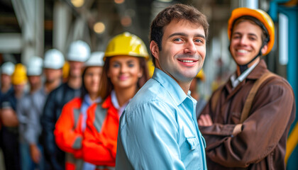 People from companies in their offices. Company workers. Business men and women working.