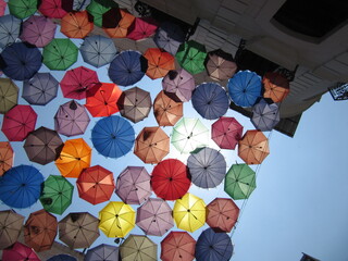 Caracas Downtown, umbrellas street
