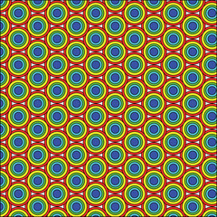 Fototapeta premium Colorful Seamless Pattern for Home decor, Textile, Wallpaper, Sheets