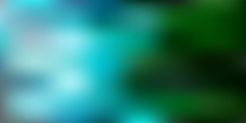 Light blue, green vector blur drawing.