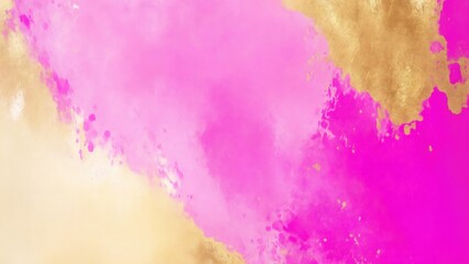 Abstract gold and Pink painting background, brush texture, gold texture