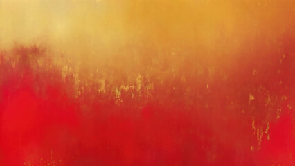 Abstract gold and Red painting background, brush texture, gold texture
