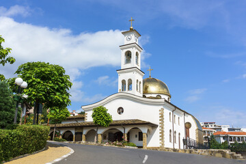 Fototapeta na wymiar SAINT VLASIY ORTHODOX CHURCH in Sveti Vlas, Bulgaria.