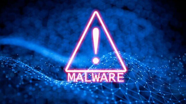 Concept of attack on computer systems. Malicious program. Virus attack on the server. User surveillance. Spy program on your phone.