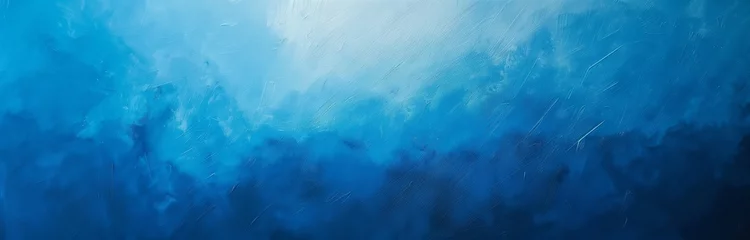 Fotobehang blue background fading paint © Ivana