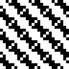 Fototapeta na wymiar Seamless pattern. Figures ornament. Folk wallpaper. Forms backdrop. Embroidery background. Tribal motif. Ethnic mosaic. Digital paper, textile print, web design, abstract illustration. Vector art.