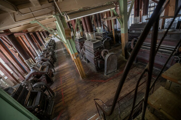 Over 150-Year-Old 19th century Abandoned Brick Grain Mill Powered by Electricity
