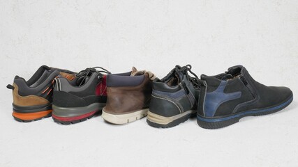 Variety men`s winter and sports shoes ,one of the pair.
