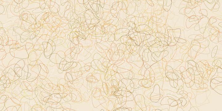Light green, yellow vector texture with memphis shapes.
