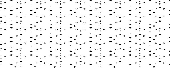 Rough, irregular texture composed of monochrome geometric elements. Overlay distressed grunge background. Abstract vector illustration. Isolated on white background. EPS10