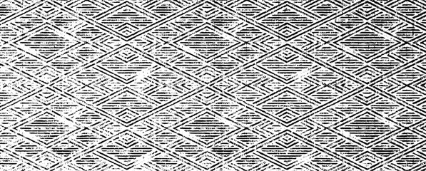 Rough texture. Broken plaster wall effect. Grunge worn damask pattern design. Distressed fabric texture. Overlay texture design. Vector illustration. Eps10. - 781578980