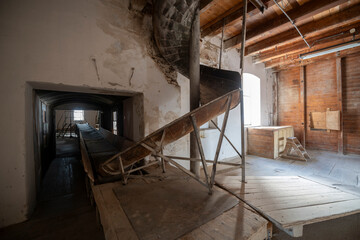 Over 150-Year-Old 19th century Abandoned Brick Grain Mill Powered by Electricity