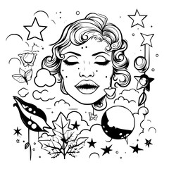 vector, flower, floral, design, illustration, art, pattern, element, decoration, nature, ornament, tattoo, butterfly, black, grunge, heart, skull, set, card, swirl, vintage, plant, silhouette, spring,