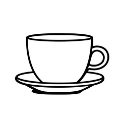 coffee, cup, drink, tea, cafe, hot, mug, vector, espresso, white, beverage, breakfast, illustration, icon, saucer, isolated, cappuccino, black, caffeine, steam, symbol, brown, restaurant, mocha, choco