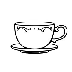 coffee, cup, drink, tea, cafe, hot, mug, vector, espresso, white, beverage, breakfast, illustration, icon, saucer, isolated, cappuccino, black, caffeine, steam, symbol, brown, restaurant, mocha, choco