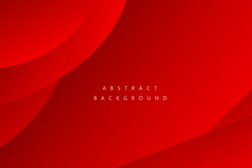 Abstract gradient background with red curve and black shadow color. Vector illustration
