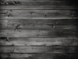 Wooden wall's abstract texture captured in black and white