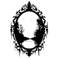 frame, vector, pattern, design, vintage, floral, decoration, border, ornament, illustration, flower, art, ornate, old, antique, swirl, silhouette, victorian, decor, element, leaf, retro, circle, decor