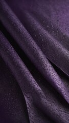 Image presents captivating display of several objects, all bathed in deep, royal purple hue. Each object unique, adorned with intricate textures that resemble patterns of cracked earth.