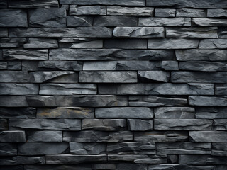 Background or texture resembling a dark grey-black slate stone wall