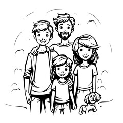 cartoon, family, boy, child, children, vector, kid, illustration, people, woman, kids, hair, baby, face, love, drawing, mother, father, fun, design, childhood, smile, son, set, smiling, playing, art, 