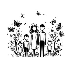 silhouette, love, couple, woman, people, vector, family, illustration, art, child, moon, romance, boy, abstract, night, black, valentine, romantic, heart, wedding, men, kiss, sun, bride, star,stick fa