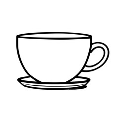 cup, coffee, white, isolated, drink, mug, saucer, empty, tea, cafe, beverage, espresso, breakfast, object, ceramic, plate, nobody, porcelain, coffee cup, single, china, dishware, ceramics, hot, cappuc