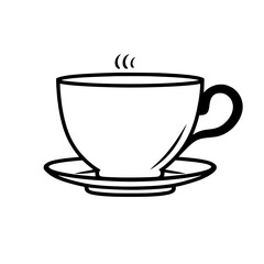 cup, coffee, white, isolated, drink, mug, saucer, empty, tea, cafe, beverage, espresso, breakfast, object, ceramic, plate, nobody, porcelain, coffee cup, single, china, dishware, ceramics, hot, cappuc