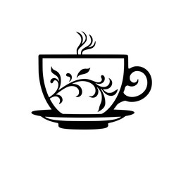 cup, coffee, white, isolated, drink, mug, saucer, empty, tea, cafe, beverage, espresso, breakfast, object, ceramic, plate, nobody, porcelain, coffee cup, single, china, dishware, ceramics, hot, cappuc