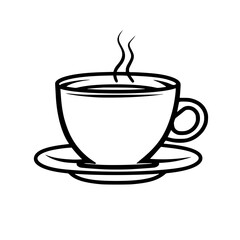 cup, coffee, white, isolated, drink, mug, saucer, empty, tea, cafe, beverage, espresso, breakfast, object, ceramic, plate, nobody, porcelain, coffee cup, single, china, dishware, ceramics, hot, cappuc