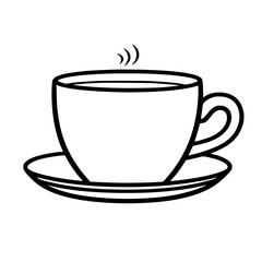 cup, coffee, white, isolated, drink, mug, saucer, empty, tea, cafe, beverage, espresso, breakfast, object, ceramic, plate, nobody, porcelain, coffee cup, single, china, dishware, ceramics, hot, cappuc