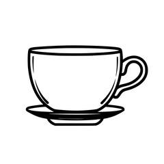 cup, coffee, white, isolated, drink, mug, saucer, empty, tea, cafe, beverage, espresso, breakfast, object, ceramic, plate, nobody, porcelain, coffee cup, single, china, dishware, ceramics, hot, cappuc
