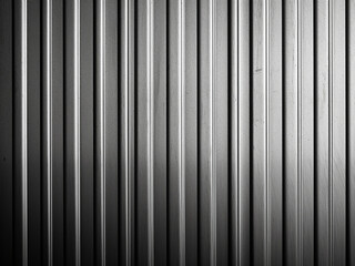 Steel plate with corrugated chrome texture, vintage appearance