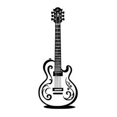 Naklejka premium bass guitar svg, guitar png, guitar silhouette, guitar shape svg, guitar svg, guitarist png, guitarist vector, guitar player vector, music svg, guitarist svg, musician svg, guitarist clipart, music no