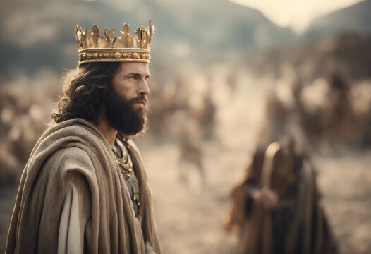 Biblical scene King David