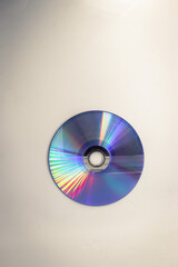 DVD on isolated white background.