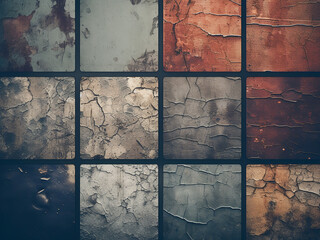 Abstract backgrounds and grunge textures blend