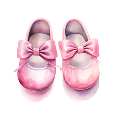 pink ballet shoes