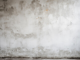 Grunge texture: white background with aged cement wall - obrazy, fototapety, plakaty