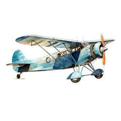 airplane isolated on white