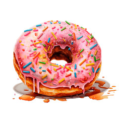 donut isolated on white